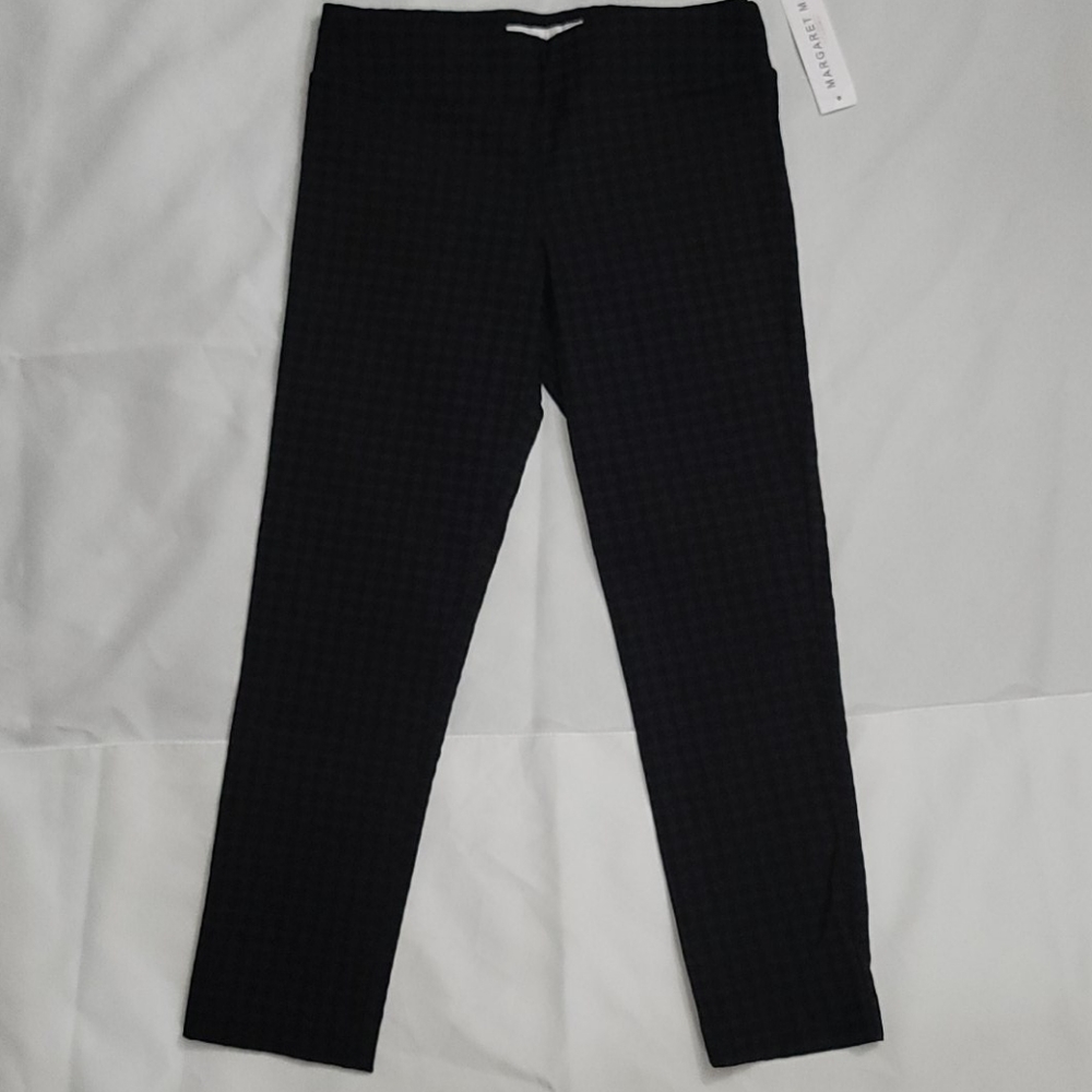 Margaret M Marlie Textured Houndstooth Slimming Pant - Picture 7 of 12